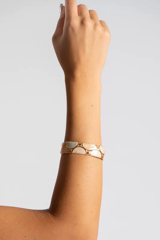 Handcuff Bracelet Multicolor Semicircles