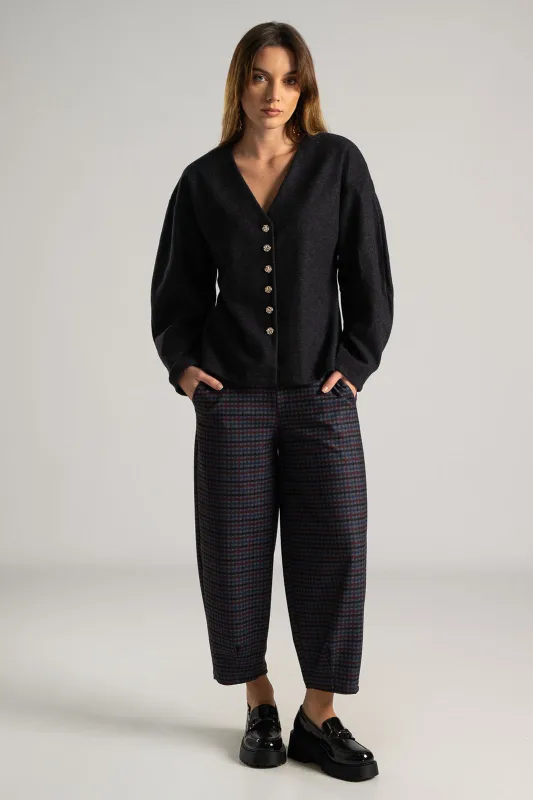 Cardigan Embossed Buttons 