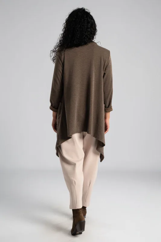 Cardigan Asymmetrical Pockets