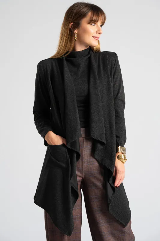 Ζακέτα Ασύμμετρη Τσέπες