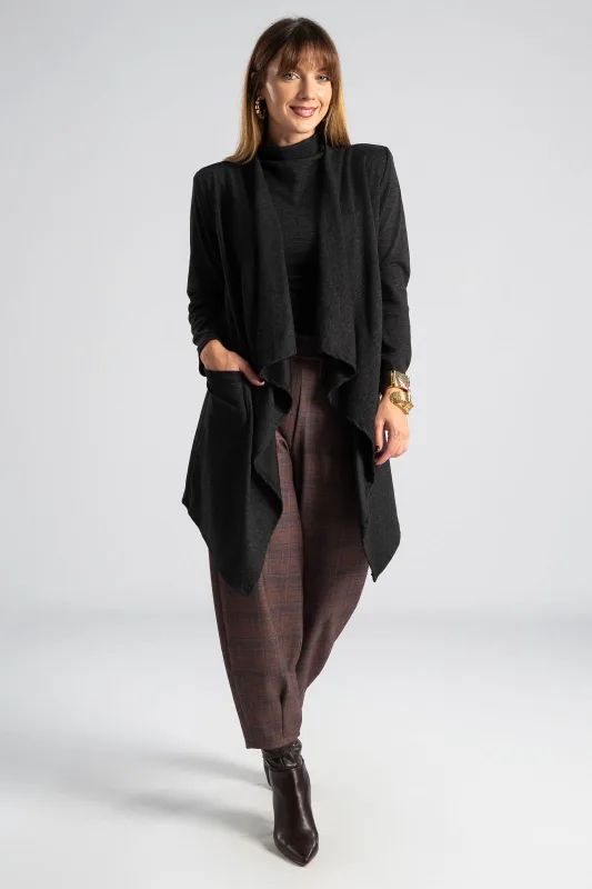 Ζακέτα Ασύμμετρη Τσέπες