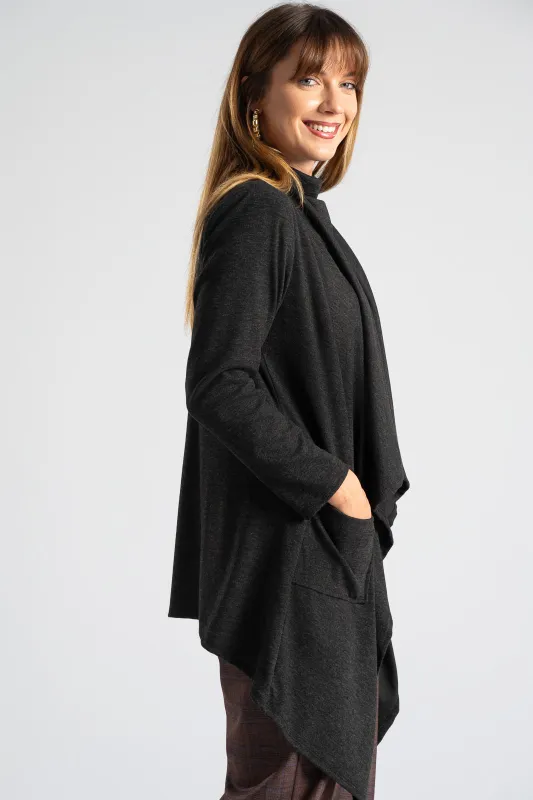 Ζακέτα Ασύμμετρη Τσέπες