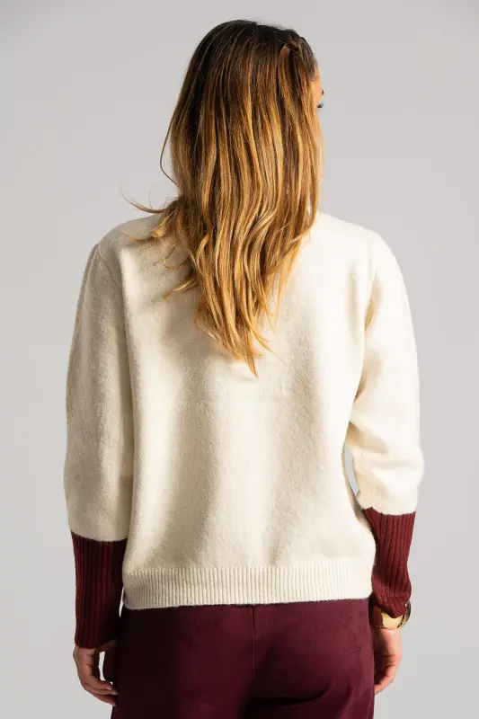 Ζακέτα Heart Rib Λεπτομέρειες