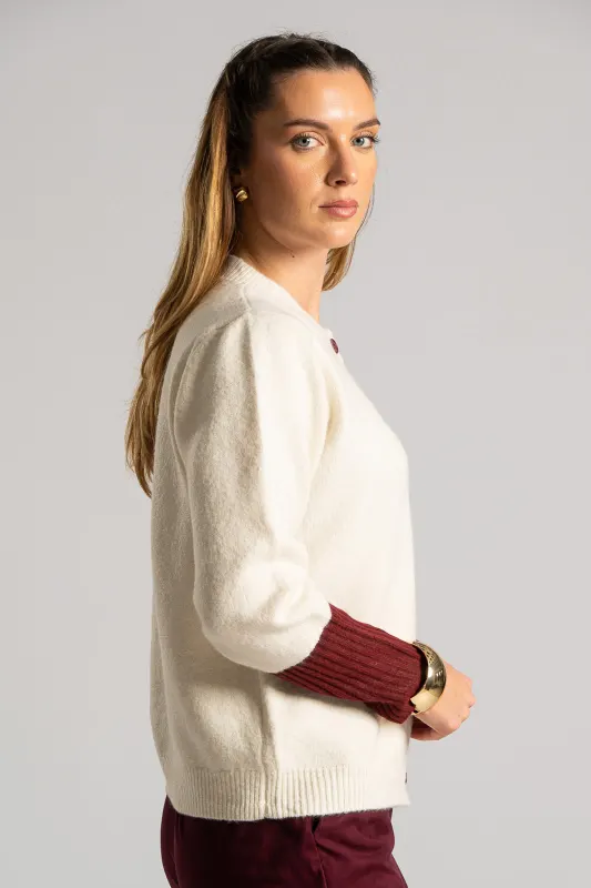 Ζακέτα Heart Rib Λεπτομέρειες