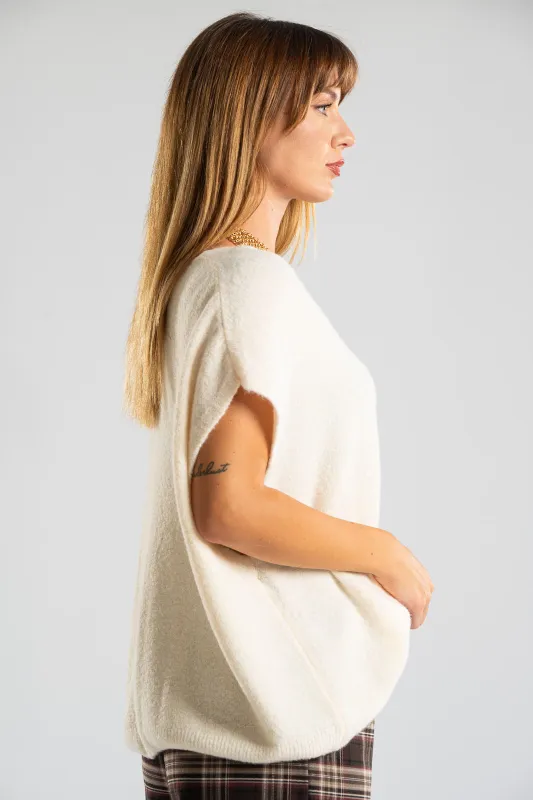 Cardigan Short Sleeves Solid Color
