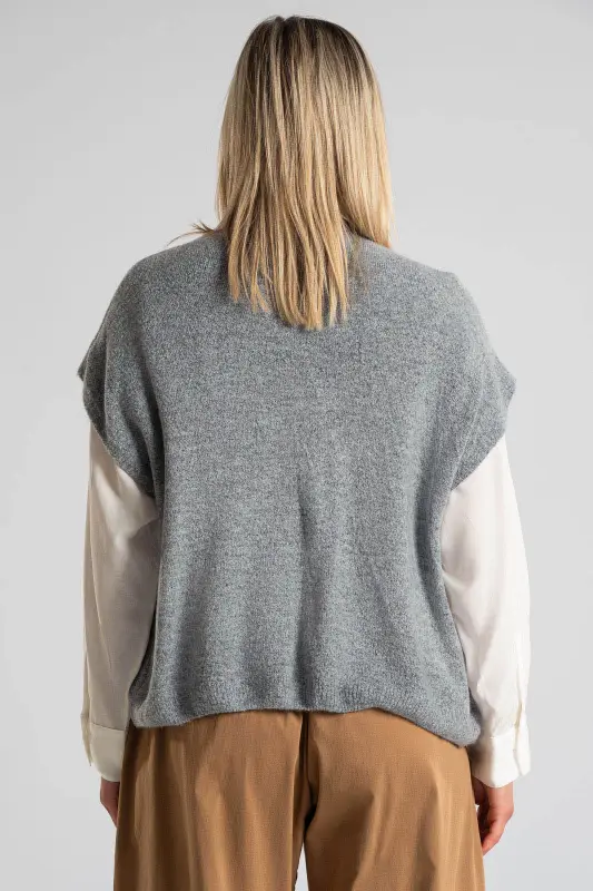 Cardigan Short Sleeves Solid Color