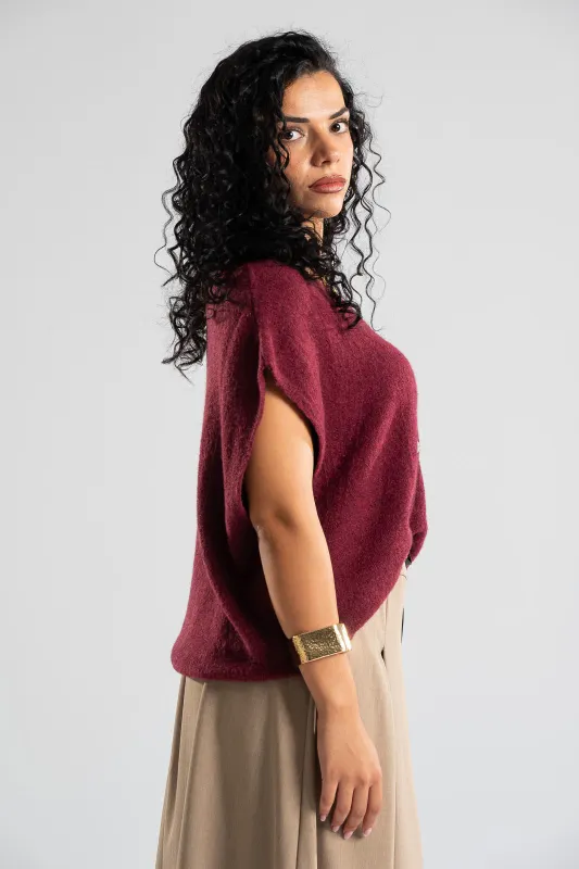 Cardigan Short Sleeves Solid Color
