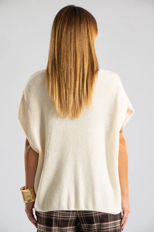 Cardigan Short Sleeves Solid Color
