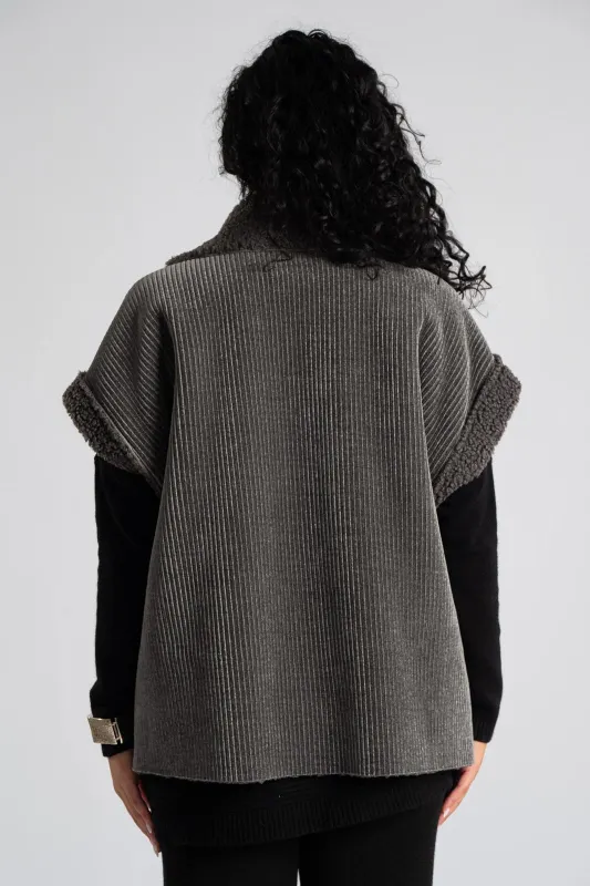 Cardigan Corduroy Teddy Lining