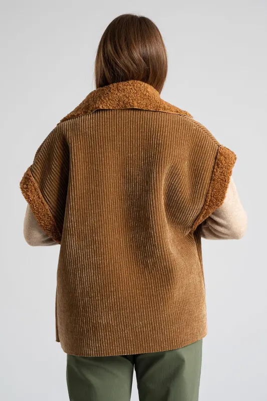 Cardigan Corduroy Teddy Lining