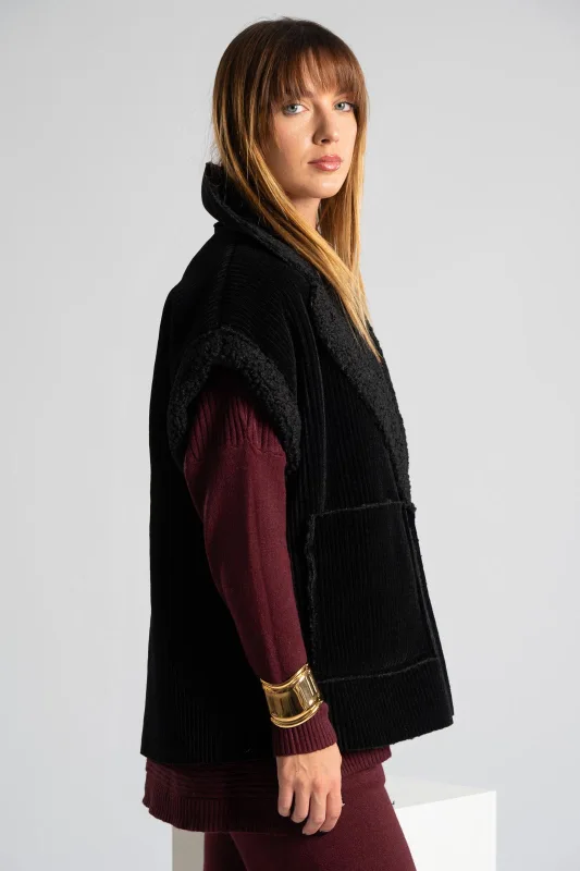 Cardigan Corduroy Teddy Lining