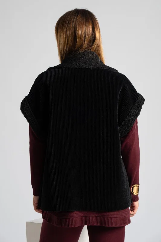 Cardigan Corduroy Teddy Lining