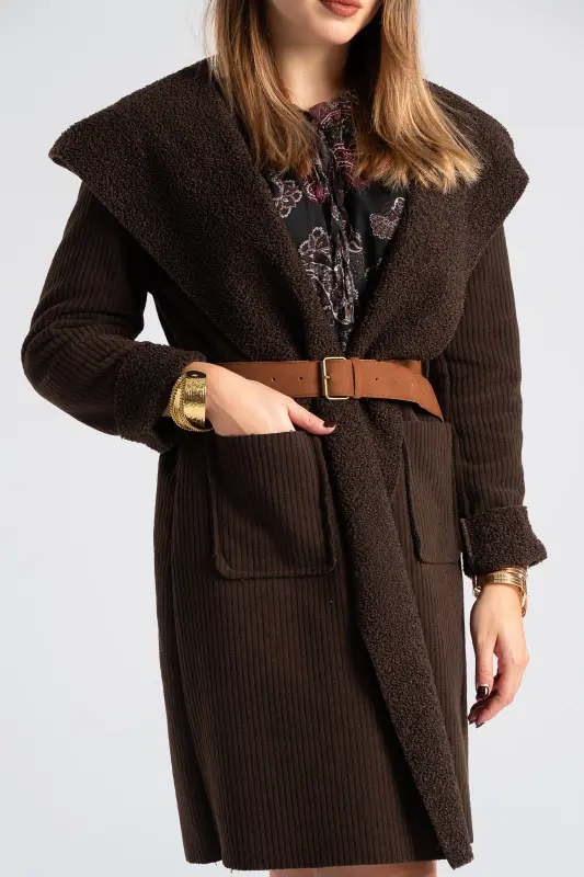 Ζακέτα Κοτλέ Μπουκλέ Επένδυση