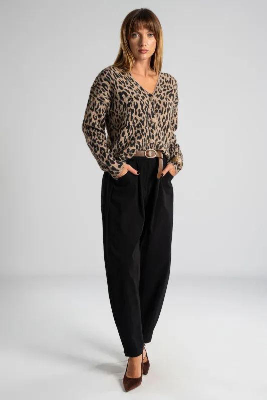 Cardigan Leopard Long Sleeve 