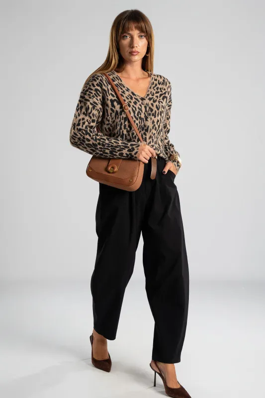Cardigan Leopard Long Sleeve 