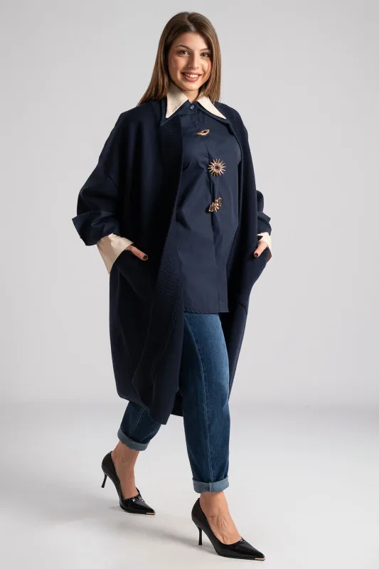 Cardigan Long Ribbed Details
