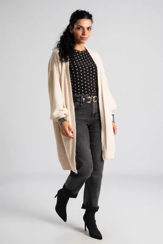 Cardigan Long Wool 