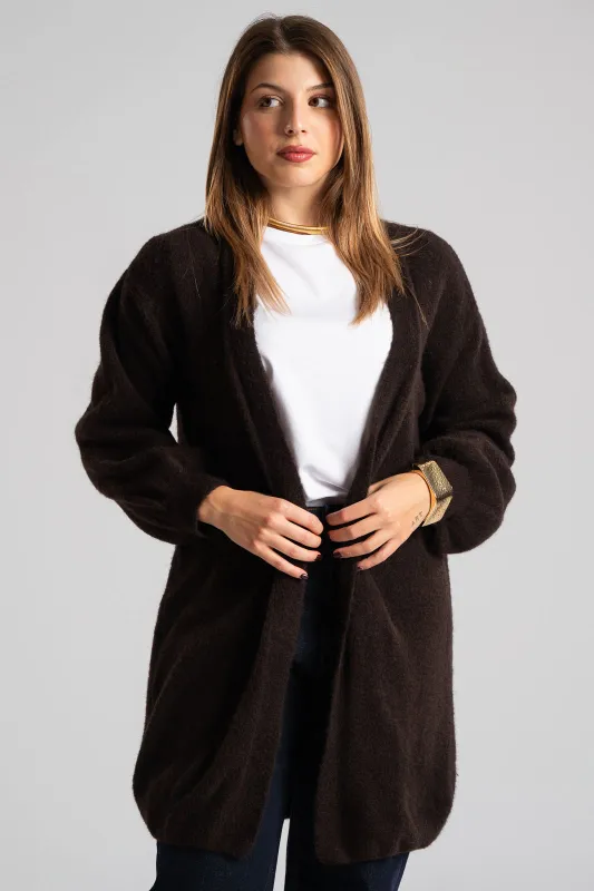 Cardigan Long Wool 