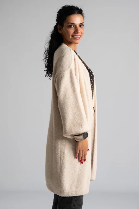 Cardigan Long Wool 