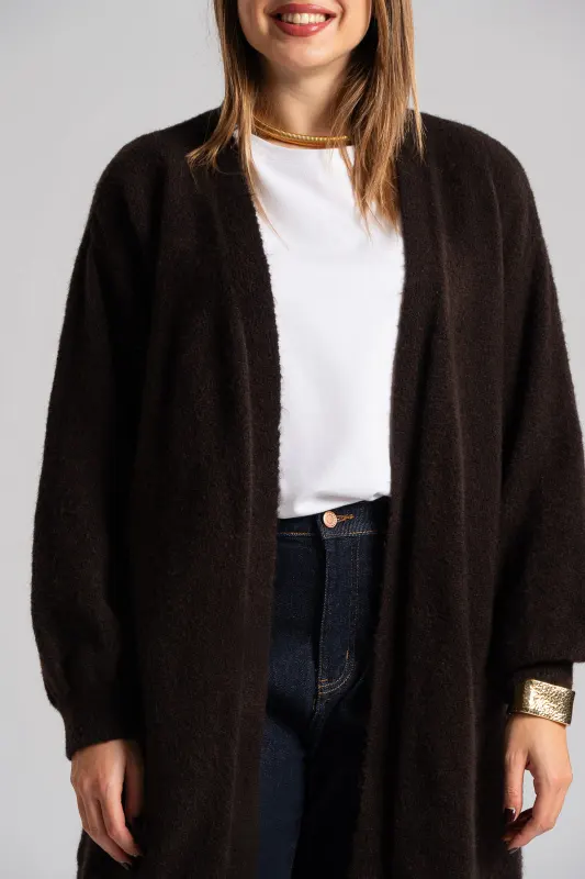 Cardigan Long Wool 