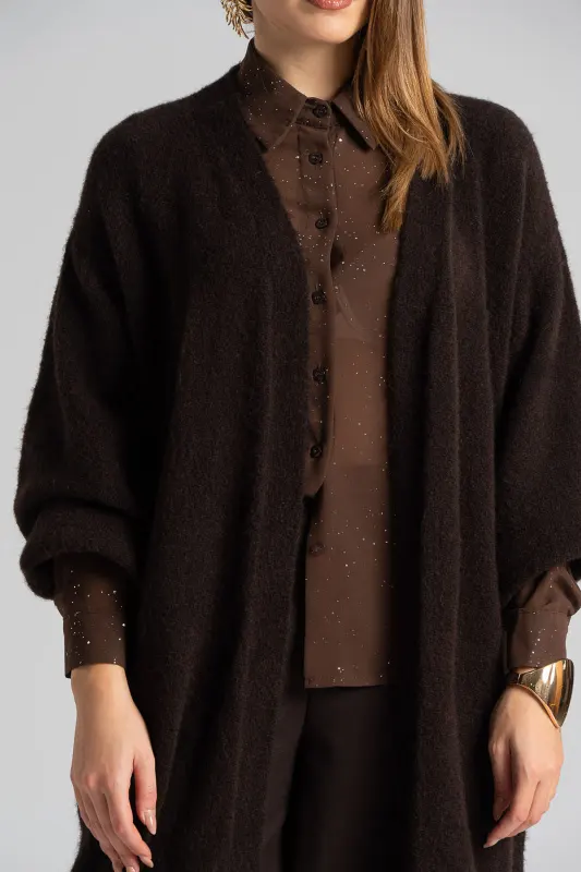 Ζακέτα Μάλλινη Μακριά