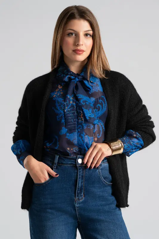 Ζακέτα Μάλλινη Melange