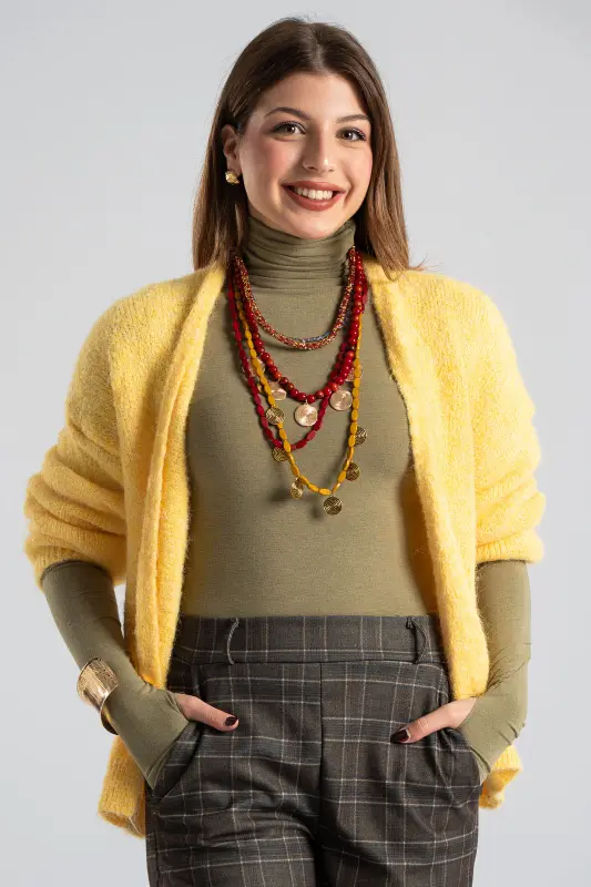 Ζακέτα Μάλλινη Melange