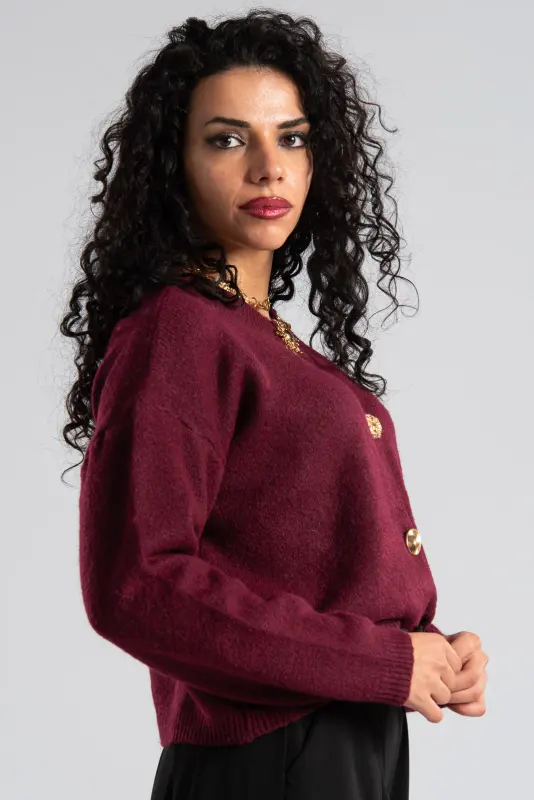 Jacket Mao Metal Buttons