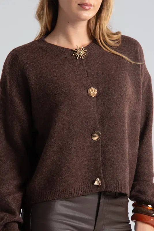 Jacket Mao Metal Buttons