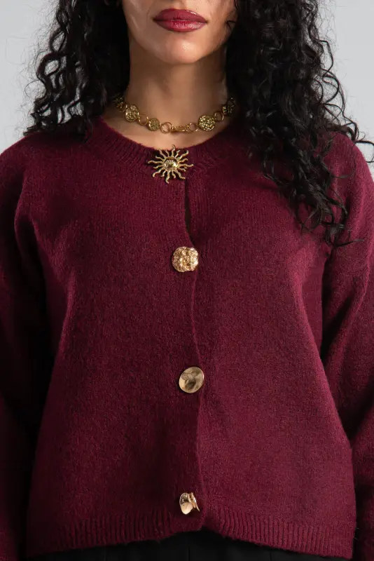 Jacket Mao Metal Buttons