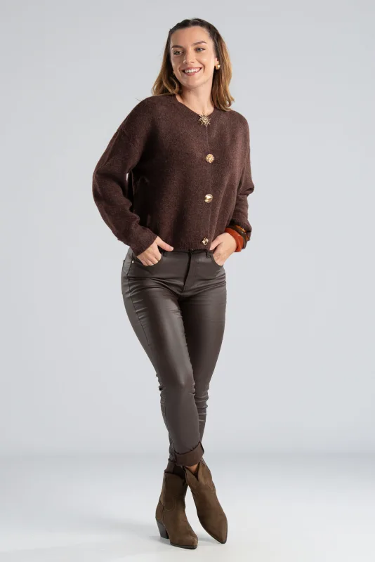 Jacket Mao Metal Buttons