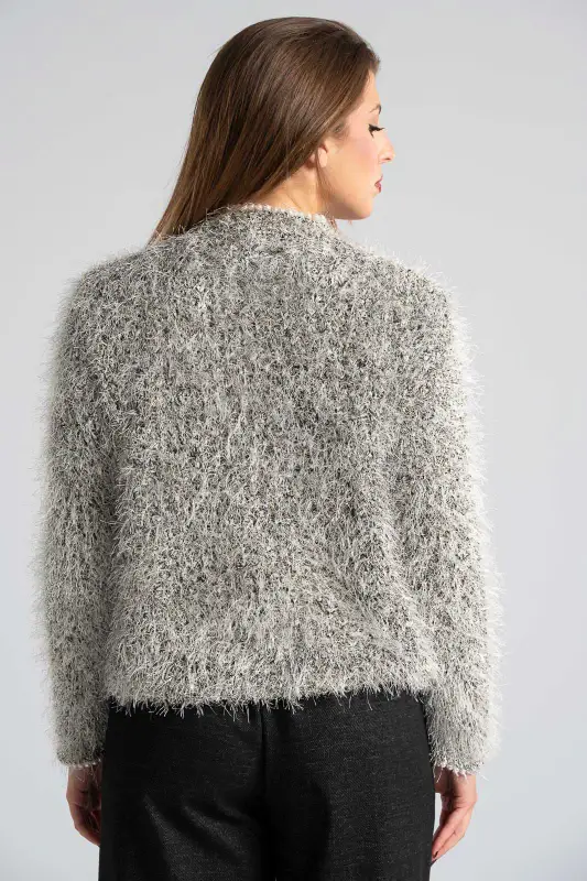 Metallic Pearl Cardigan 