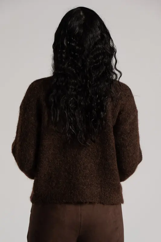 Knitted Cardigan Bow