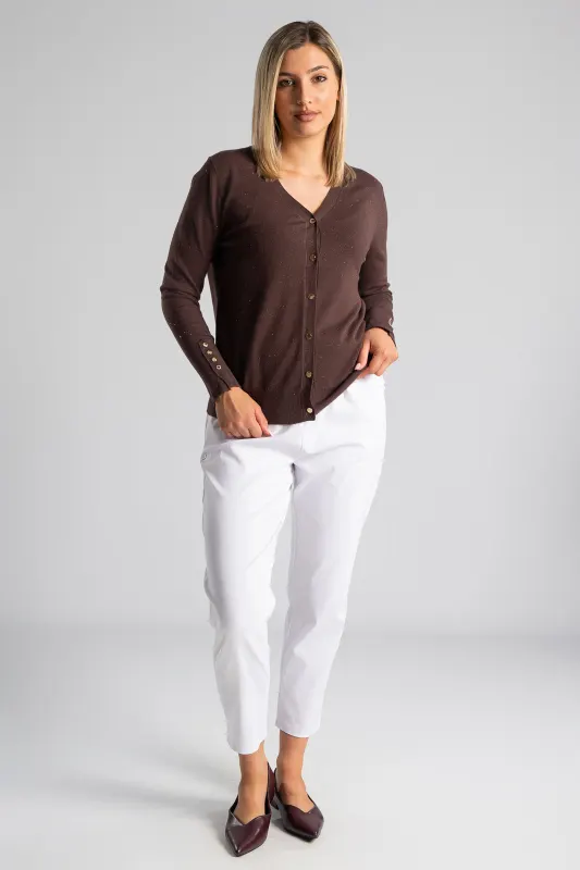 Cardigan Thread Buttons