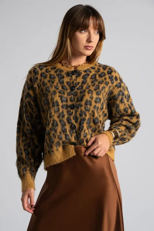Ζακέτα Νημάτινη Leopard
