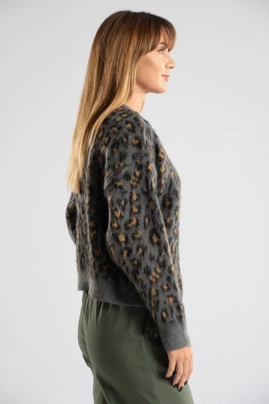 Ζακέτα Νημάτινη Leopard