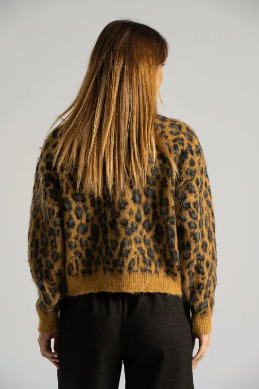 Ζακέτα Νημάτινη Leopard