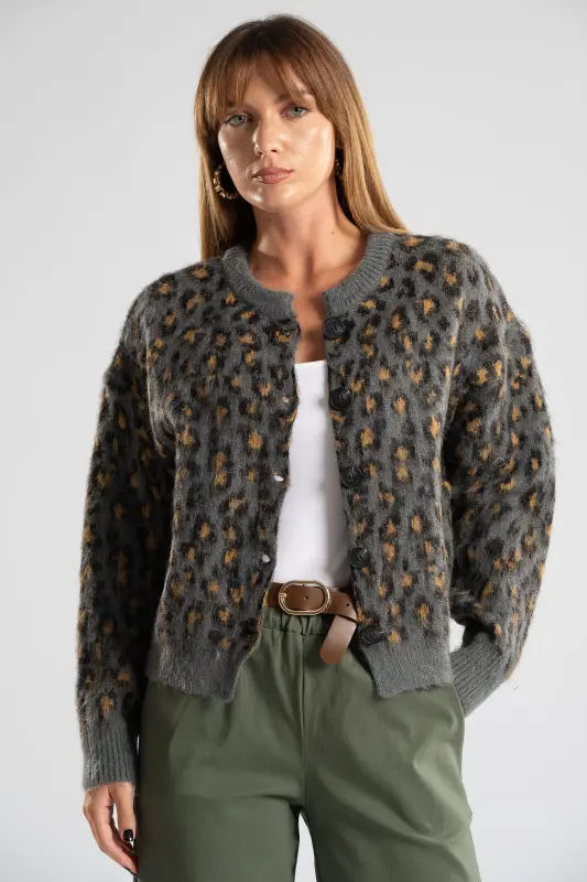 Ζακέτα Νημάτινη Leopard