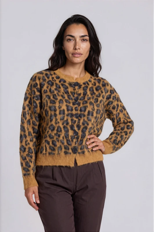 Ζακέτα Νημάτινη Leopard