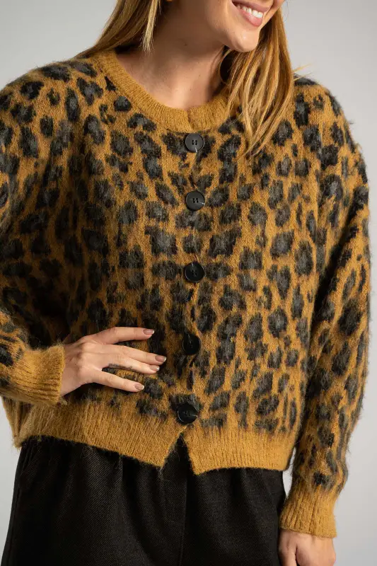 Ζακέτα Νημάτινη Leopard
