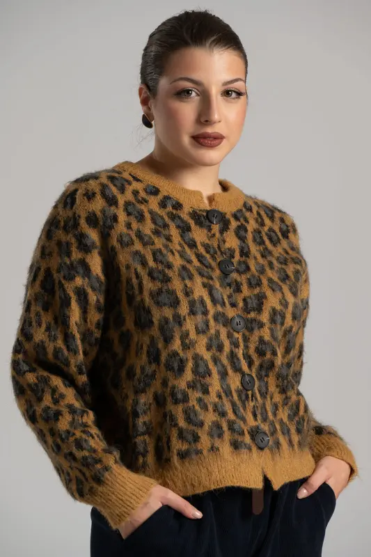 Ζακέτα Νημάτινη Leopard