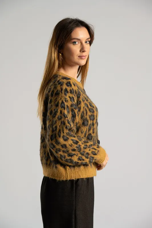 Ζακέτα Νημάτινη Leopard