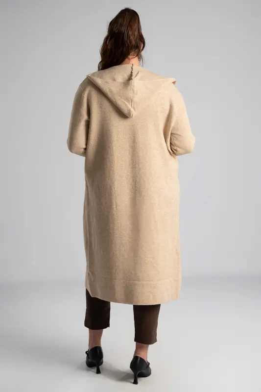 Jacket Knitted Pockets Leatherette