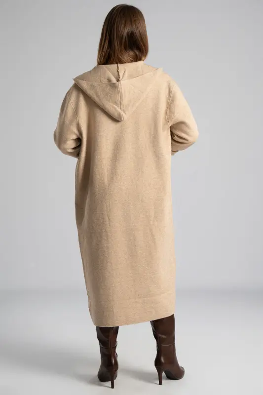 Jacket Knitted Pockets Leatherette