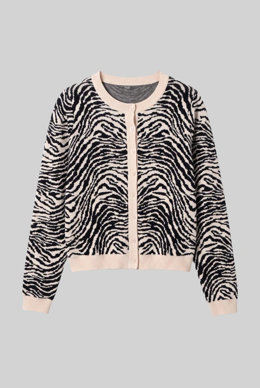 Ζακέτα Νημάτινη Zebra
