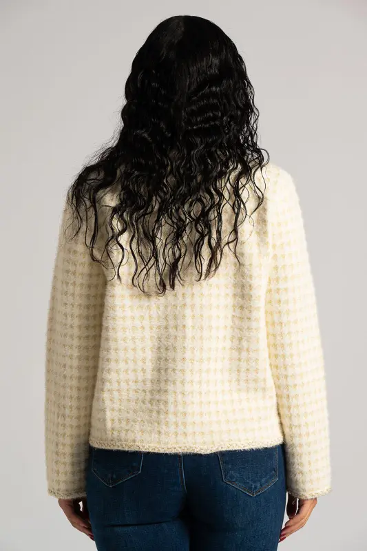 Ζακέτα Πλεκτή Κουμπιά Πέρλες