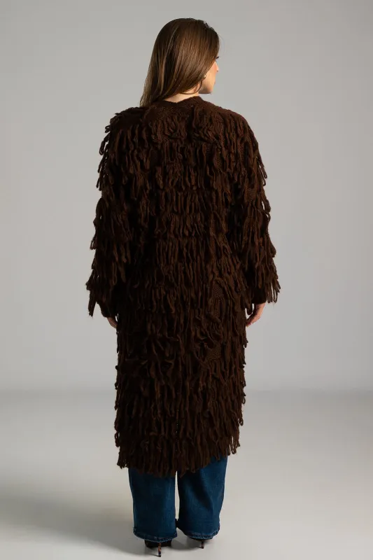 Cardigan Knitted Fringe