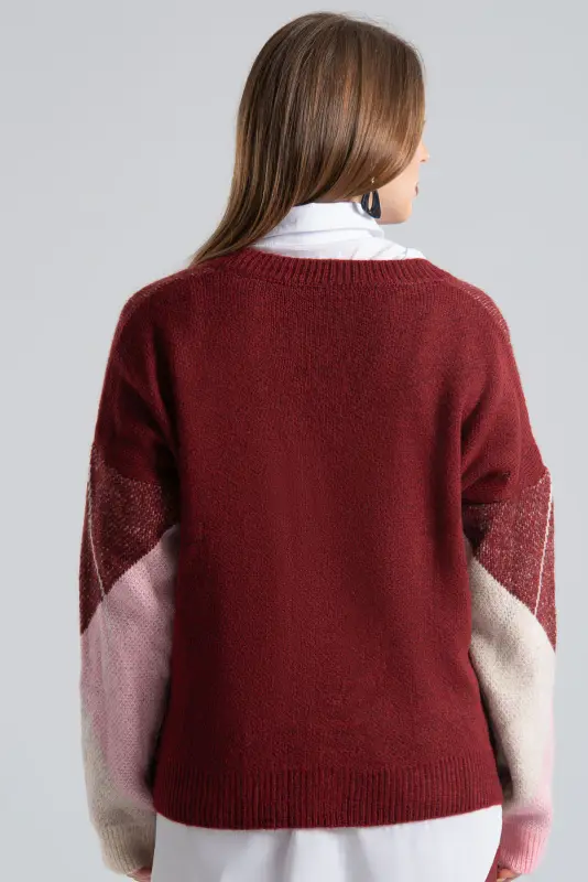 Ζακέτα V Λαιμόκοψη Ρόμβοι