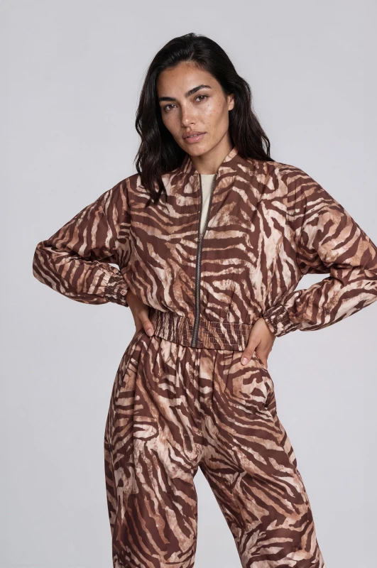 Cardigan Cotton With Elastic Hem