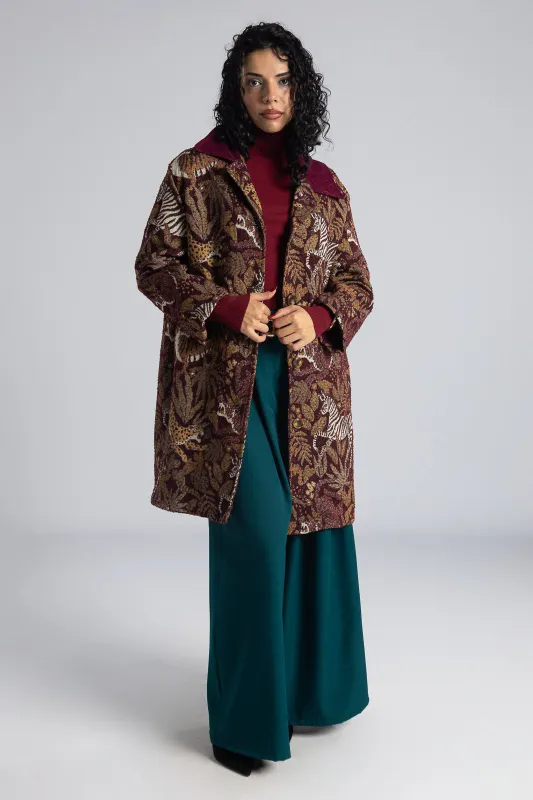 Turtleneck Knitted Blouse Solid Color